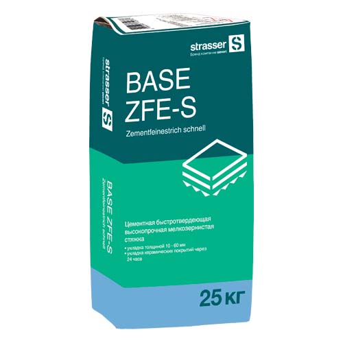 BASE ZFE-S - BASE ZFE-S Цементная быстротвердеющая стяжка